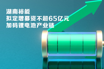 <em>湖南裕能</em>拟定增募资不超65亿元 加码锂电池产业链